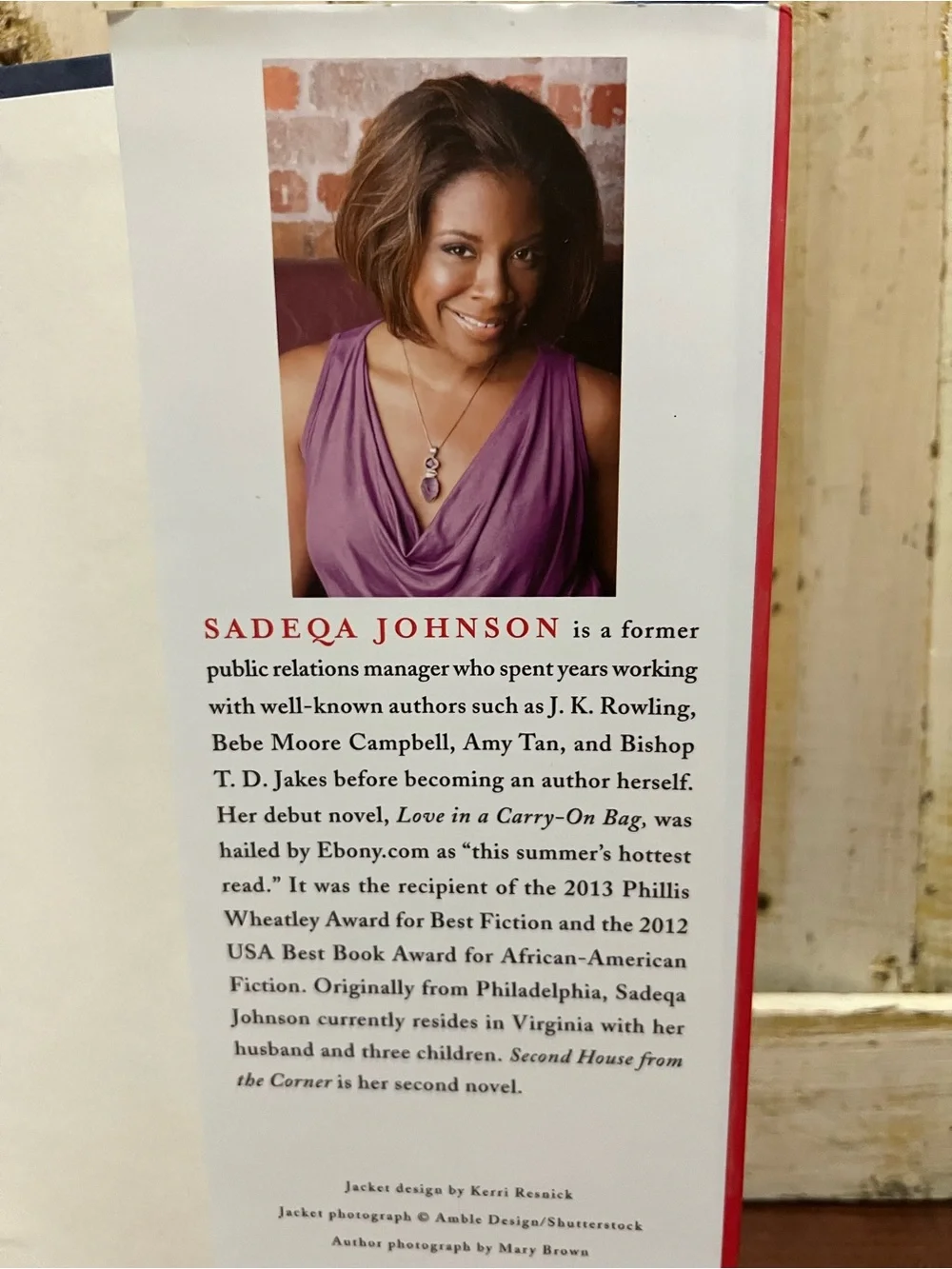 Second House from the Corner by Sadeqa Johnson - Red Cover